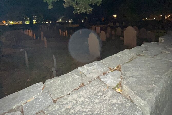 A Ghost Hunting Tour Specters and Apparitions in Salem - Old Salem Jail Lot and the Witch Trials conditions (15 minutes)