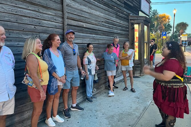 Booze and Boos Haunted St. Augustine Ghost Walking Tour - Huguenot Cemetery and St. Augustine Love Trees Photo Moment