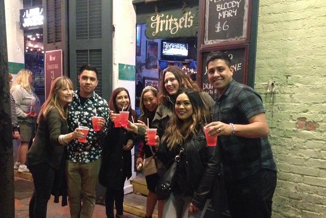 French Quarter Drunken Ghost and Vampire Tour - Stop 1 at Lafitte’s: Architecture, Burial Traditions, and the Detector