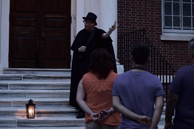 Ghost Tour of Philadelphia by Candlelight - Stop 2: Library Hall and Ben Franklin’s Spirit Footprints