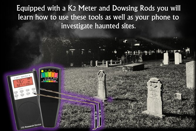 Haunted Saint Augustine A Paranormal Investigation - How the EMF meter and diving rods training actually helps you