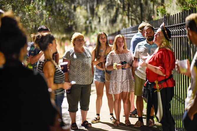 Haunted Savannah Booze and Boos Ghost Walking Tour - Stop One on the Harborfront: Historic River Street Opens the Night