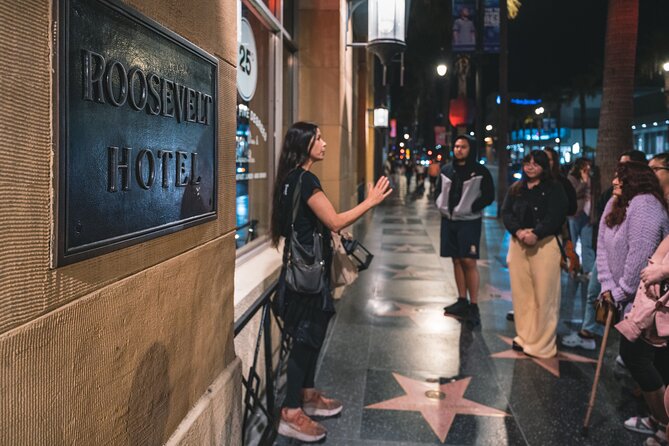 LA Ghosts Ultimate Dead of Night Haunted Ghost Tour - The one real drawback: hearing the guide over Hollywood noise