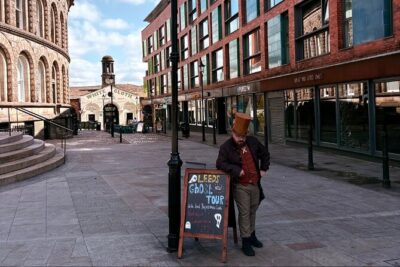 Leeds Ghost Tour Explore the Haunting History of Leeds - Meeting Lord Bartholomew Crouch at the Leeds Corn Exchange