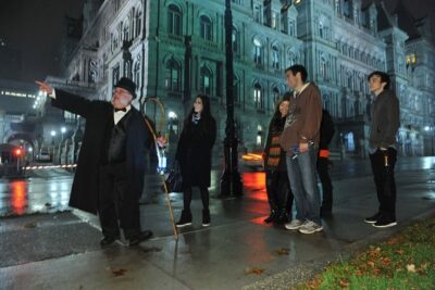 New Haven's Ghost Walk - Stop 1: New Haven Green and the Nine-Square Plan