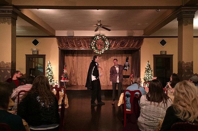 Night Ghost Tour of Pythian Castle in Springfield Missouri - The ballroom: where the night’s main stories usually begin