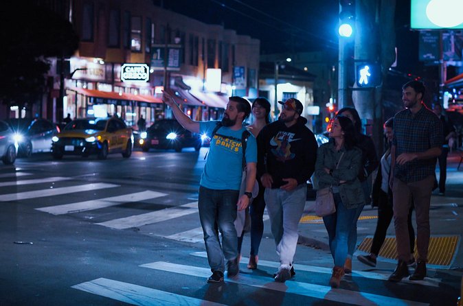 SF's North Beach: Gourmet Ghost Tour - Includes full meal, 3 hrs - Pace, group size, and the age note at the Saloon