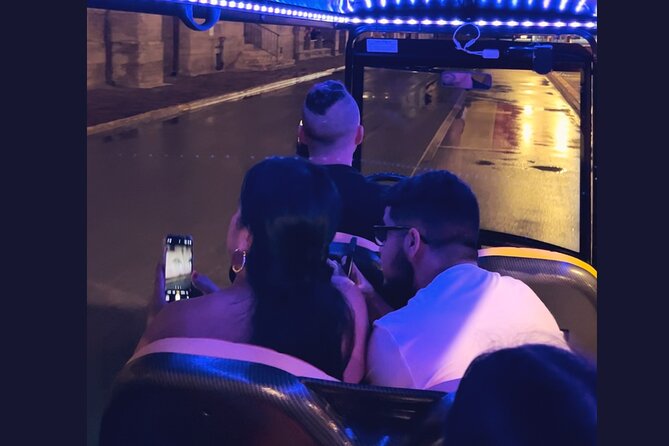 St. Augustine Ghost Tour on Premium Golf Cart with PiCk Up - The route: seven night stops with stories that match the shadows
