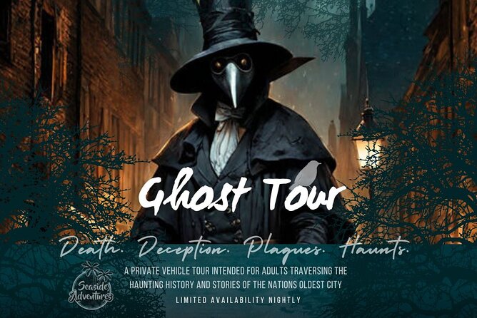 St. Augustine Private Vehicle Ghost Tour - Key things I’d circle before you book